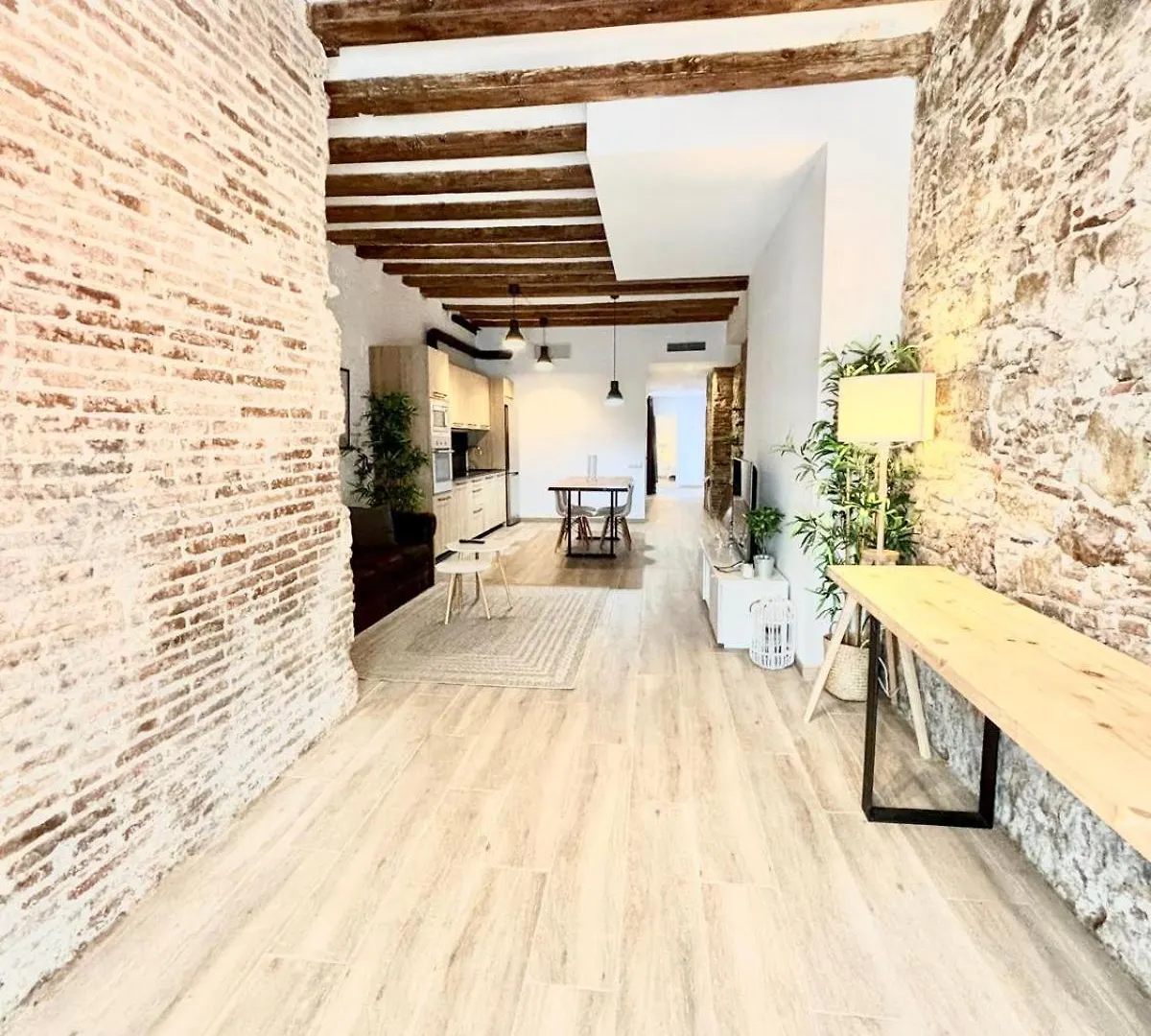 Piso Con Dos Habitaciones Con Camas Dobles Y Terrazas En El Poblenou Barcelona