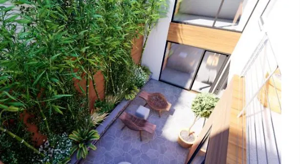 Piso Con Dos Habitaciones Con Camas Dobles Y Terrazas En El Poblenou Barcelona